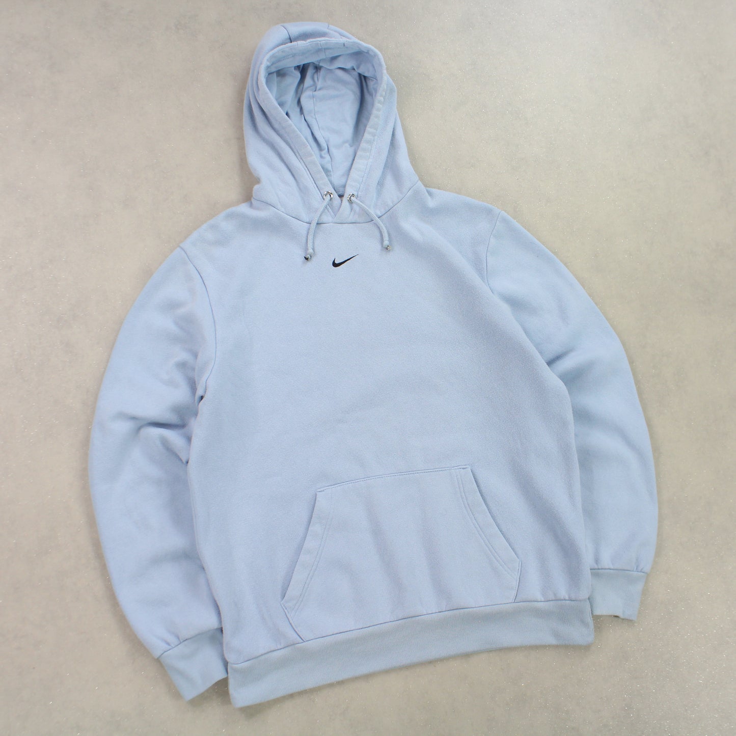 SUPER RARE 90s Nike Hoodie Blue - (M)