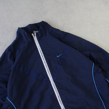 RARE 00s Nike Track Jacket Navy - (M)