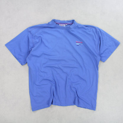 Vintage 90s Reebok T-Shirt Blue - (L)