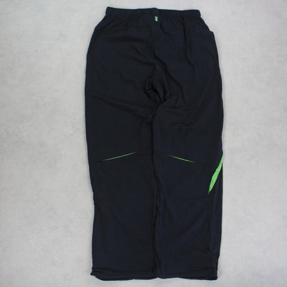 RARE Vintage 00s Nike Trackpants Black - (L)