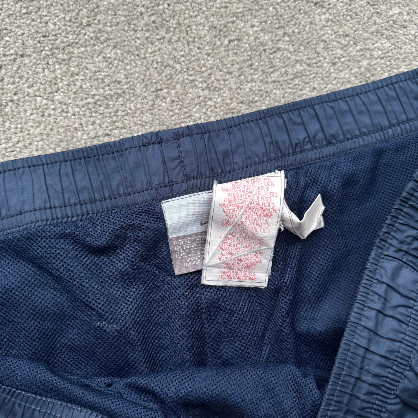 SUPER RARE 2000s Nike Shox Trackpants Navy - (XL)