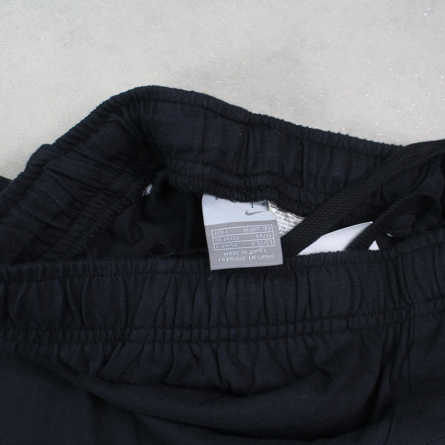 RARE 00s Baggy Nike Joggers Black - (L)