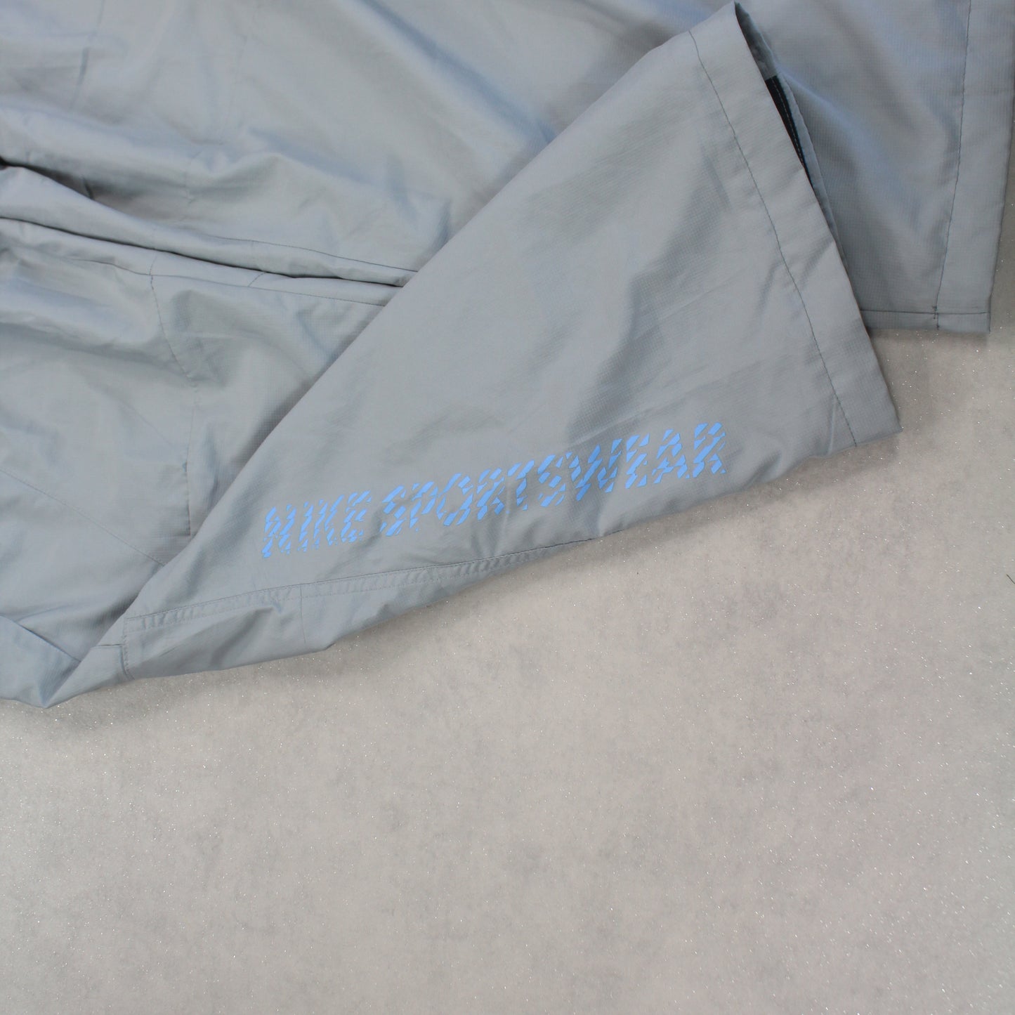 RARE 00s Nike Baggy Trackpants Grey - (L)