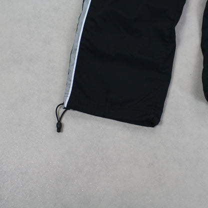 RARE 2000s Nike Baggy Trackpants Black - (L)