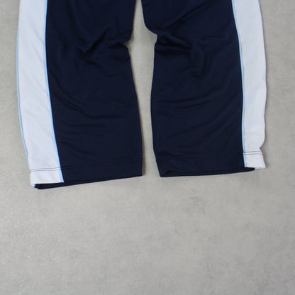 RARE 2000s Nike Short Leg Trackpants Navy - (M)
