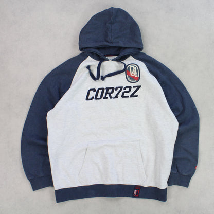 RARE 00s Nike Cortez Hoodie Grey - (XL)