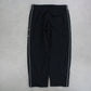 RARE 00s Baggy Nike Trackpants Black - (XL)