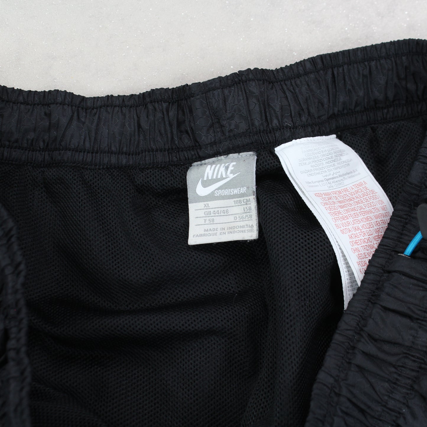 RARE Vintage 00s Nike Trackpants Black - (L)