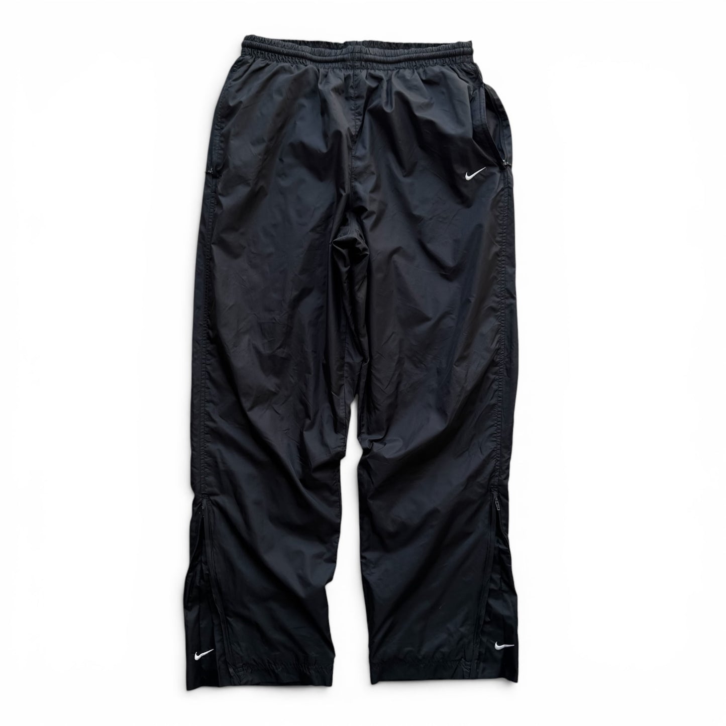 SUPER RARE 2000s Nike Trackpants Black - (M)