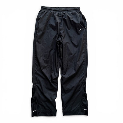SUPER RARE 2000s Nike Trackpants Black - (M)