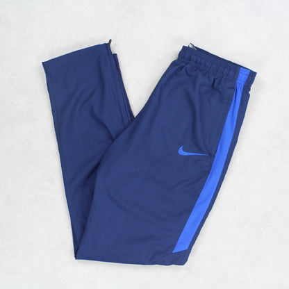 RARE Vintage 00s Nike Trackpants Blue - (M)