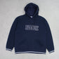 RARE Vintage Reebok Spell Out Hoodie Navy - (L)