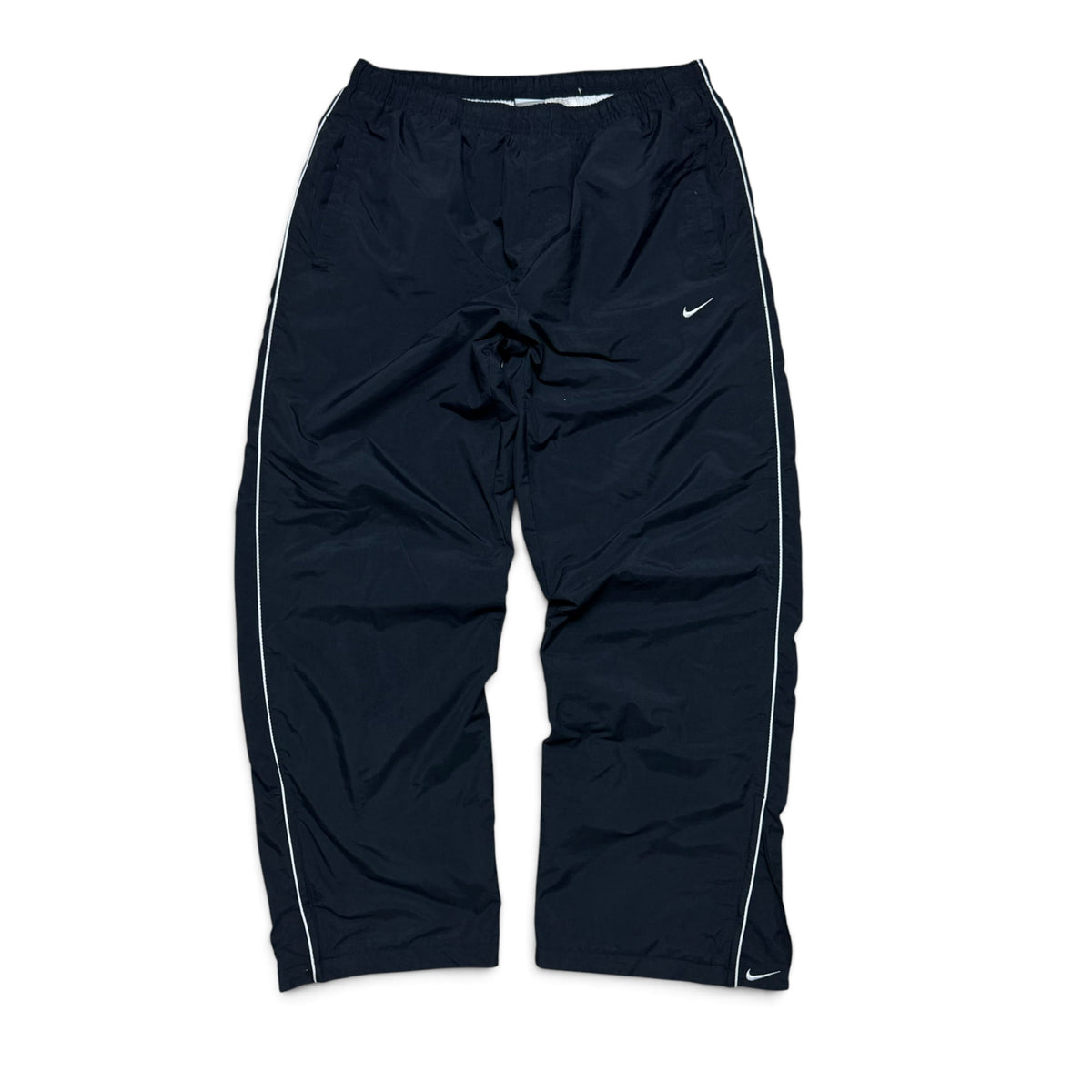 SUPER RARE 2000s Nike Trackpants Black - (L) | PREMIUM