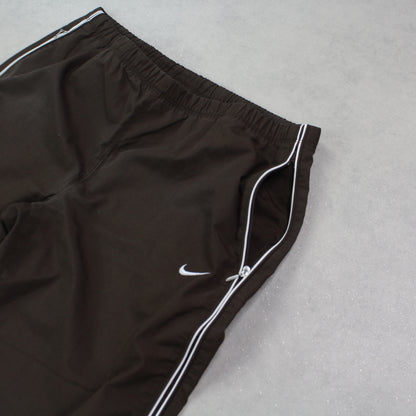 SUPER RARE 00s Nike Trackpants Brown - (S)