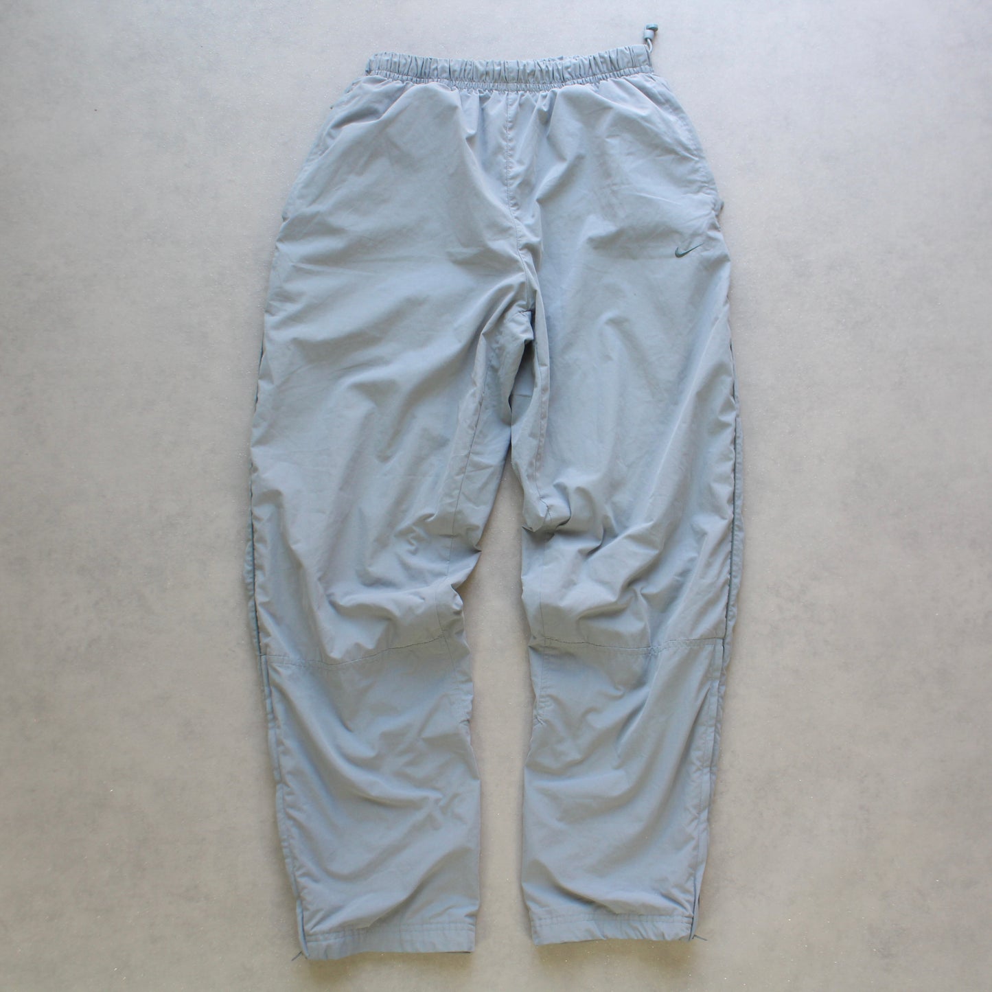 RARE 2000s Nike Trackpants Blue/Grey - (S)