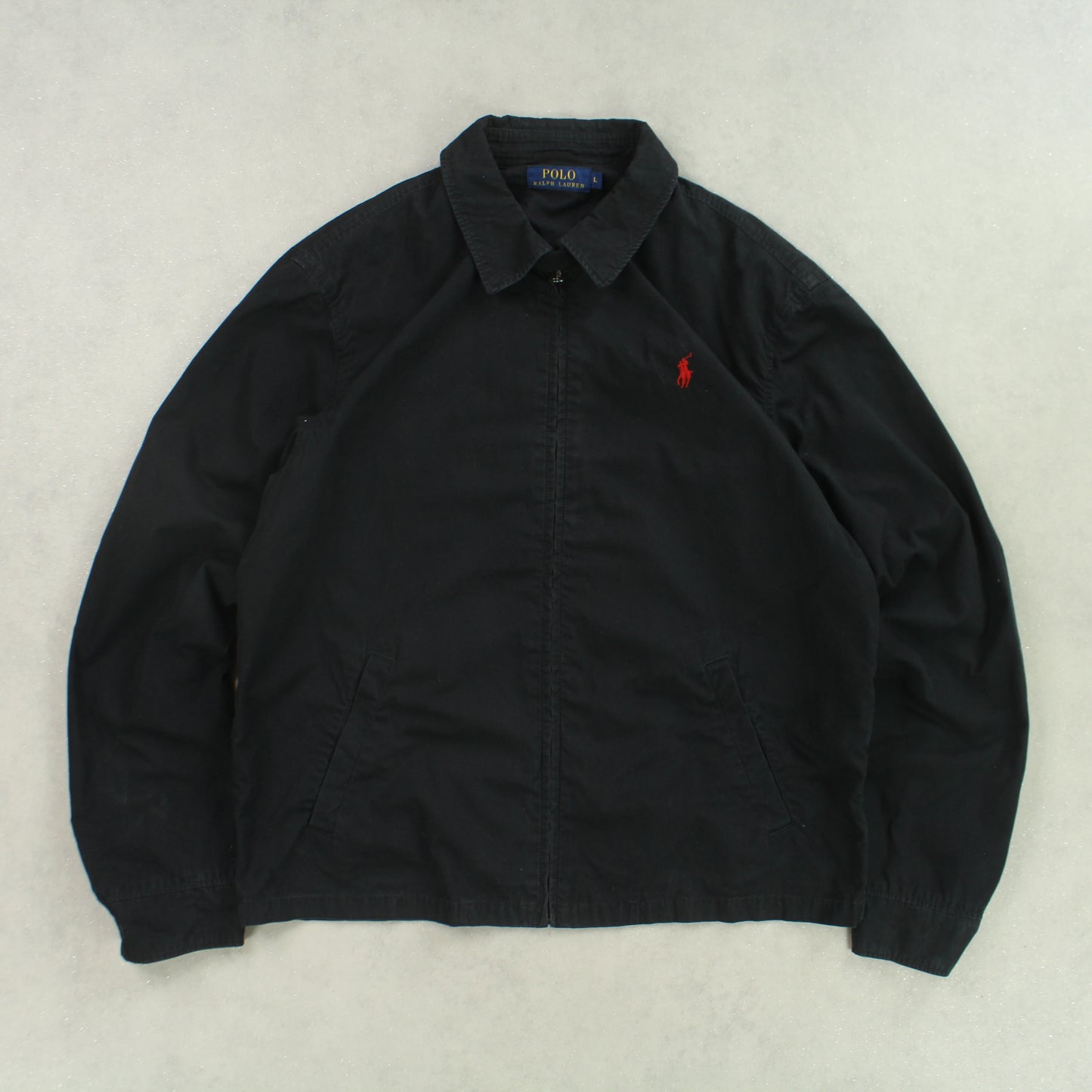 RARE 1990s Ralph Lauren Harrington Jacket Black - (L)