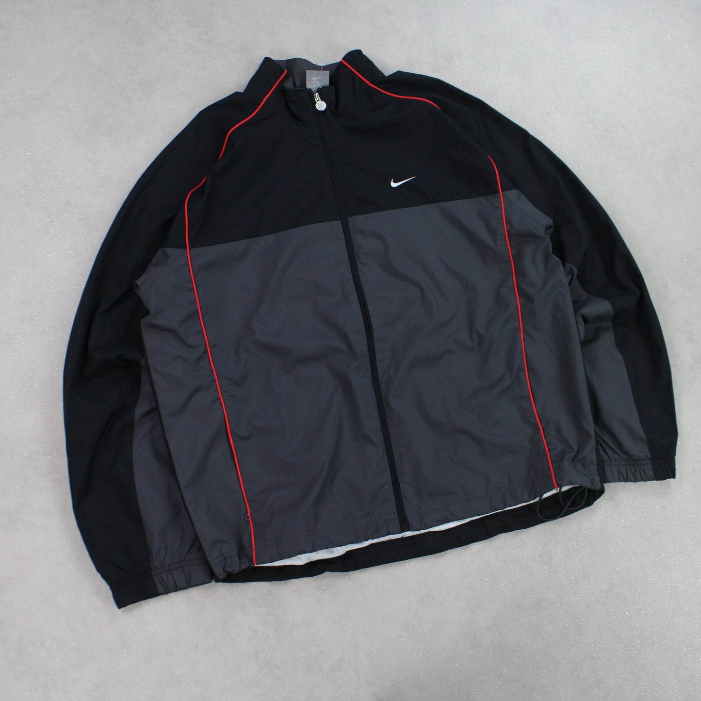 RARE 00s Nike Track Jacket Black - (L)