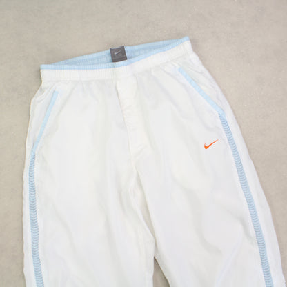 RARE 2000s Nike Air Max Trackpants White - (S)