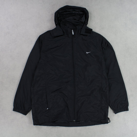 RARE 00s Nike Track Jacket Black - (L)