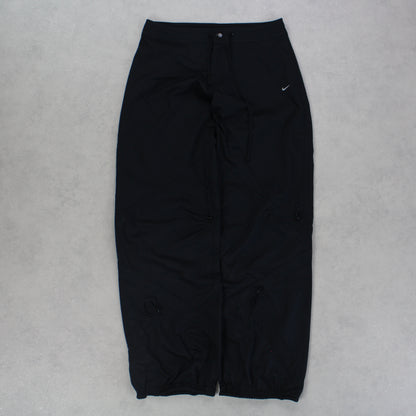 RARE Vintage 00s Nike Trackpants Black - (S)