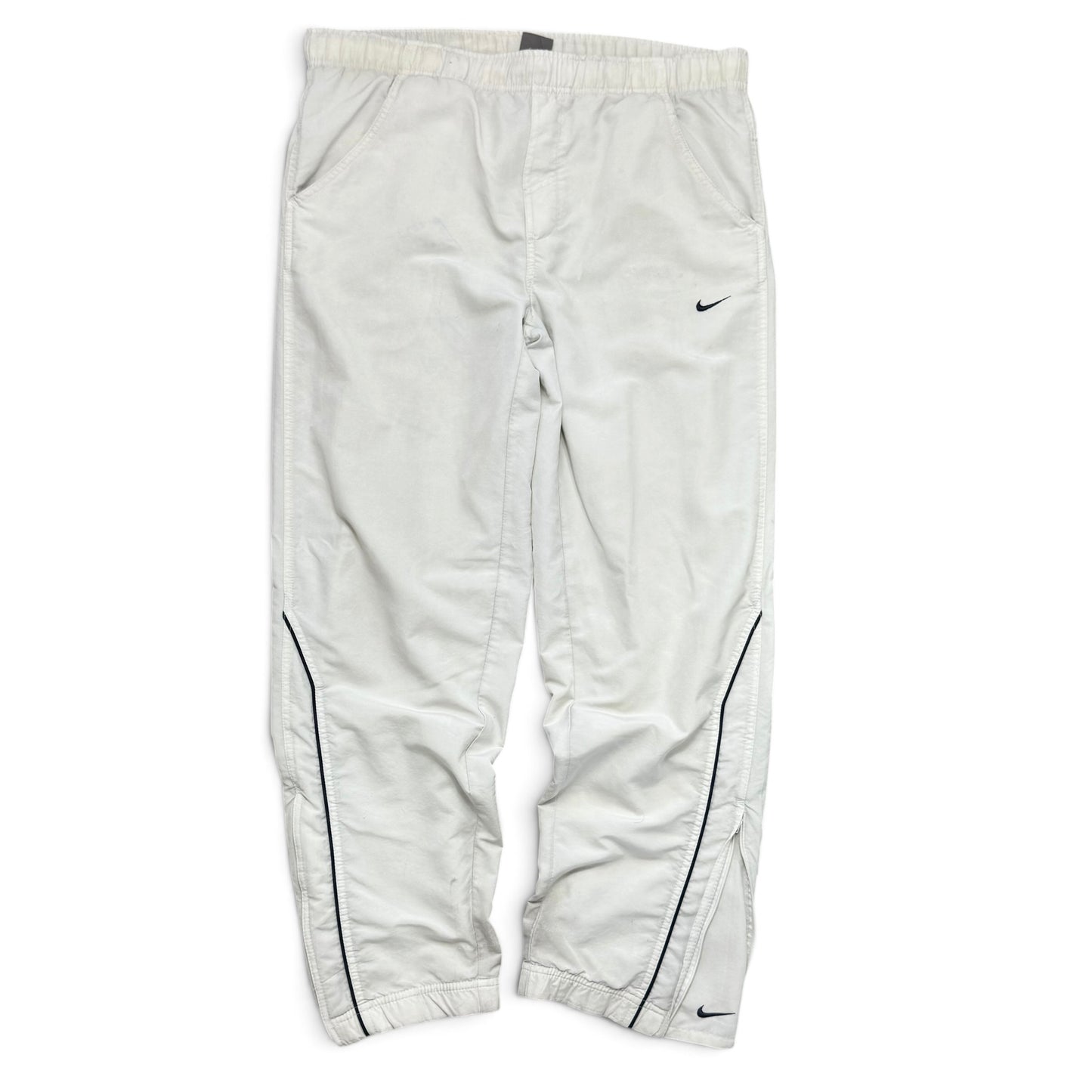 SUPER RARE 2000s Nike Trackpants Grey - (M)