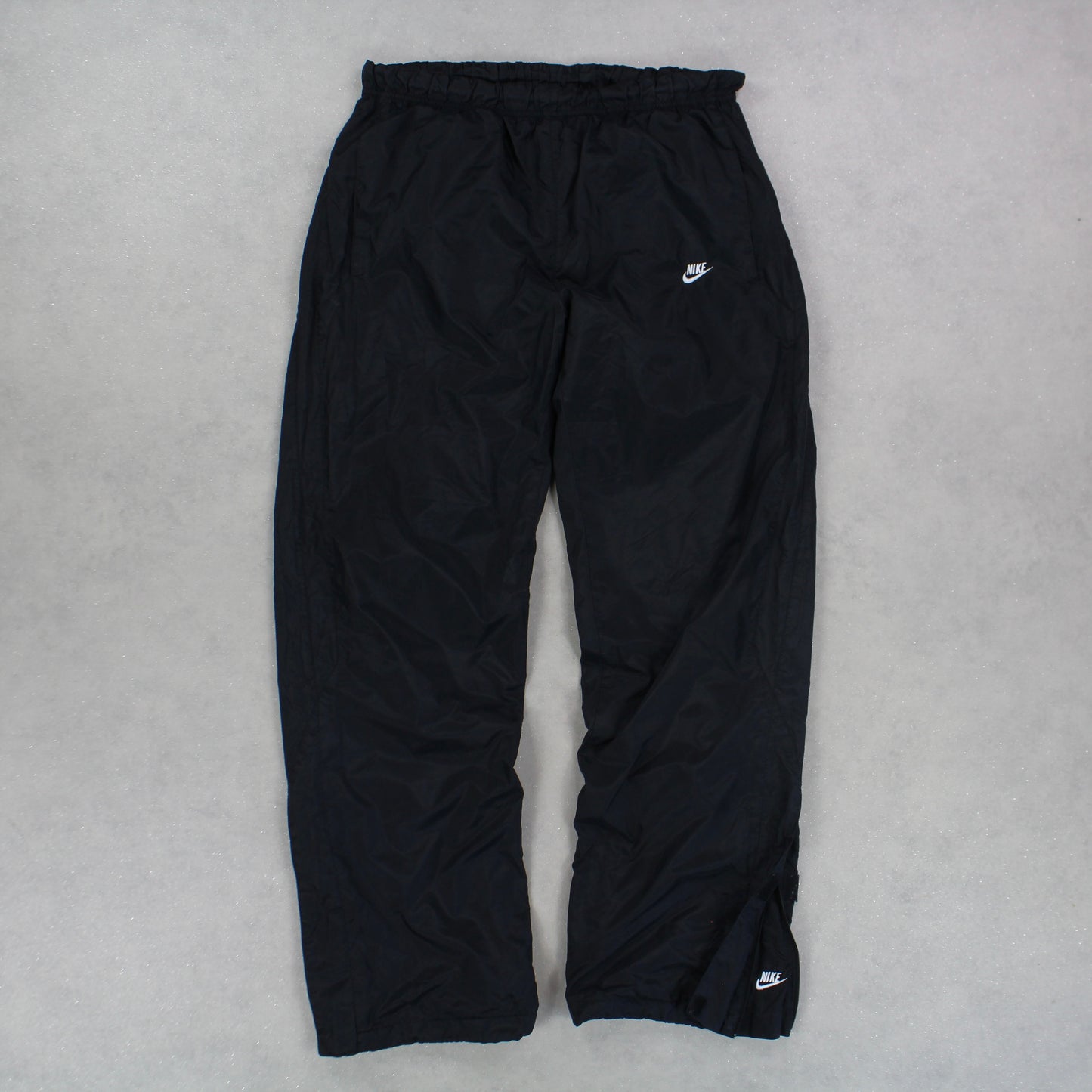 SUPER RARE 00s Nike Trackpants Black - (L)