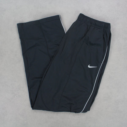 RARE Vintage 00s Nike Trackpants Dark Grey - (L)