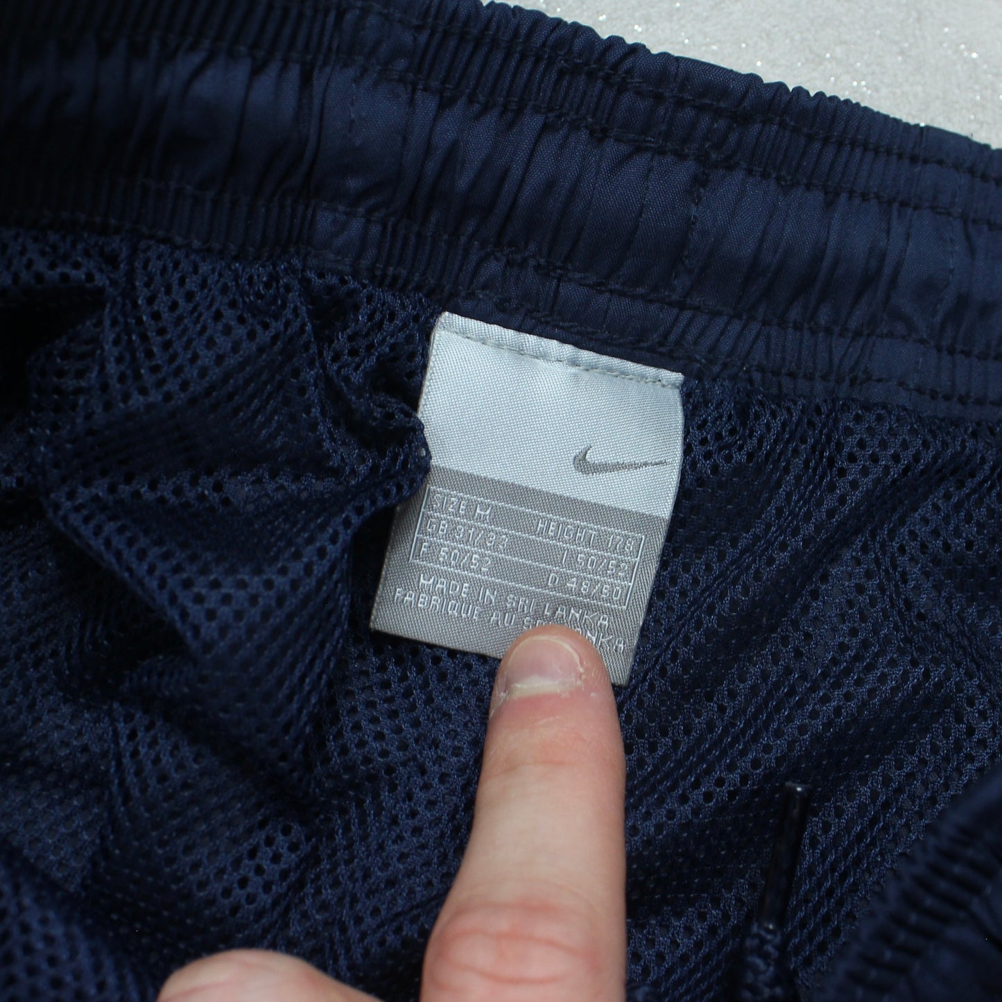 RARE 2000s Nike Air Max Trackpants Navy - (S)