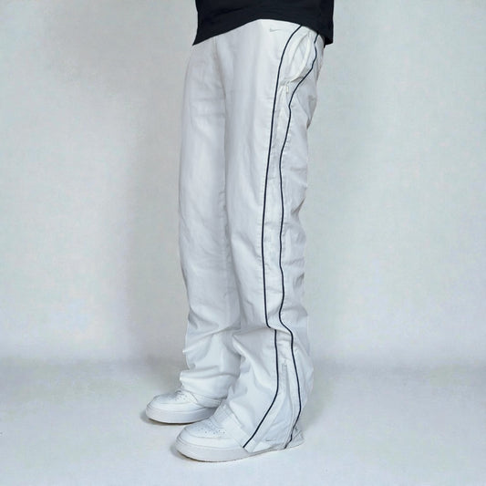 RARE 2000s Nike Trackpants White - (M)