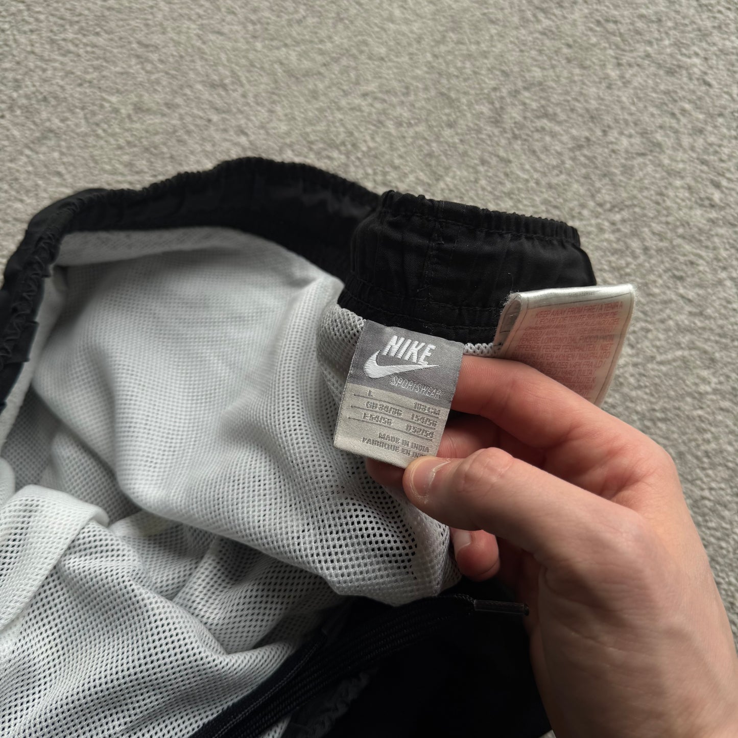 RARE 2000s Nike Trackpants Black - (L)