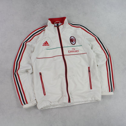 SUPER RARE 00s Adidas AC Milan Track Jacket Cream - (S)