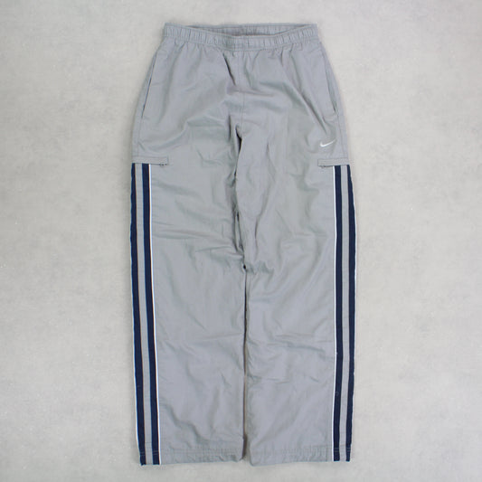 RARE 00s Nike Trackpants Grey - (S)