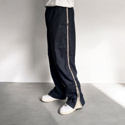 RARE 00s Baggy Nike Trackpants Navy - (XL)