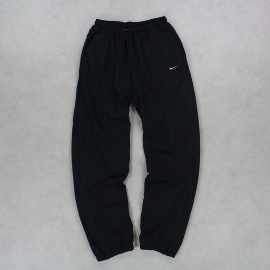 RARE 00s Nike Trackpants Black - (S)