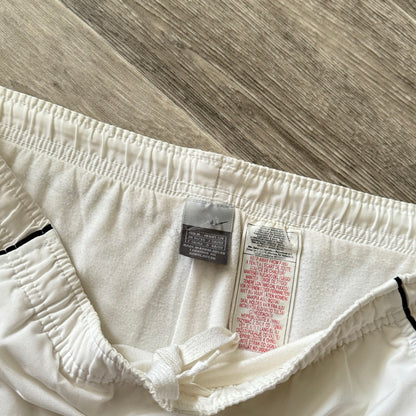 SUPER RARE 2000s Nike Trackpants White - (M)