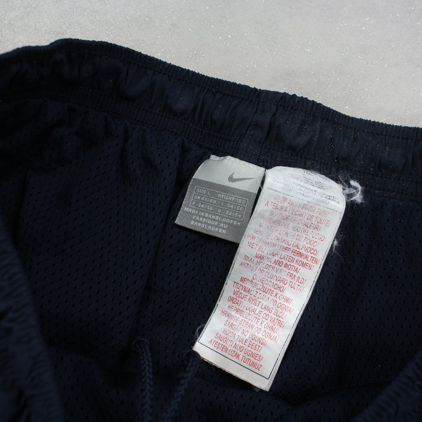 RARE 2000s Nike Trackpants Navy - (L)