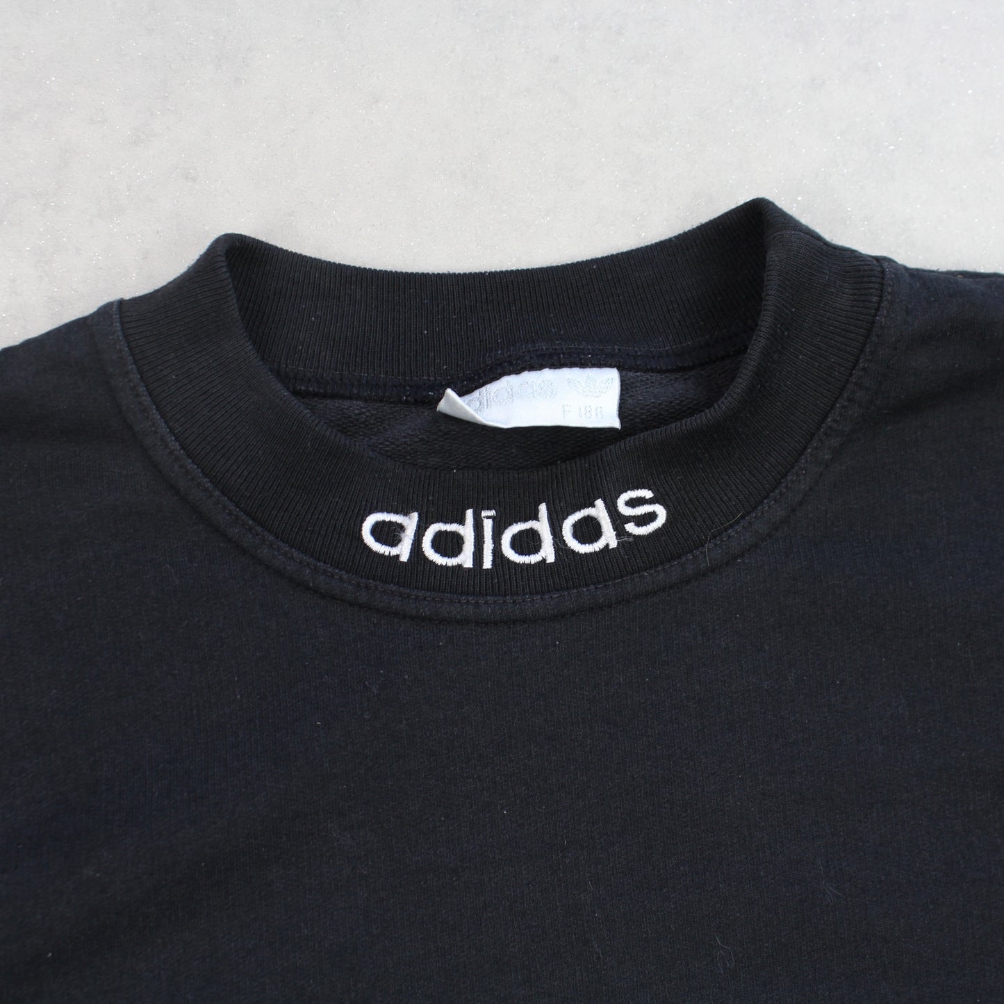 RARE 1990s Adidas Block Sweatshirt Black - (M)