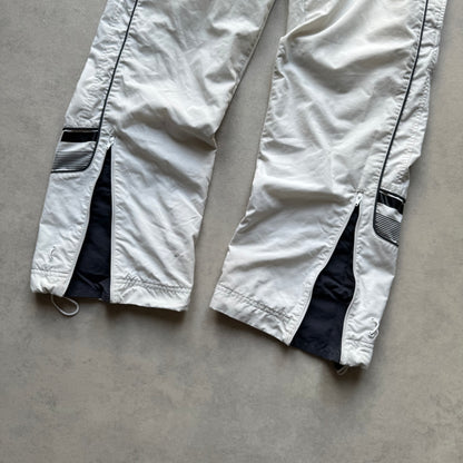 RARE 2000s Nike Trackpants White - (S)