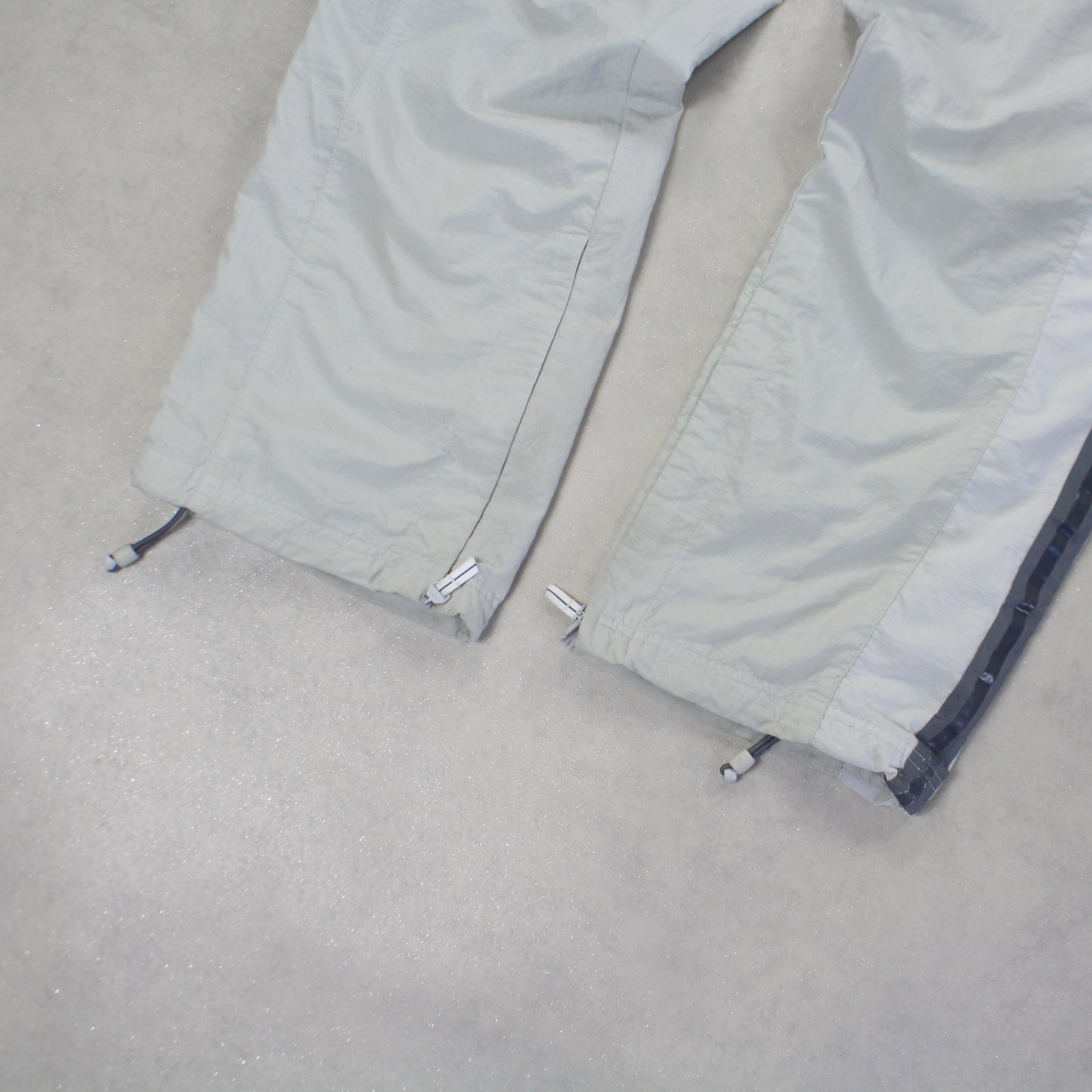 RARE 2000s Nike Hex Trackpants Grey - (L)