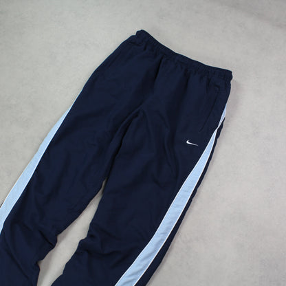 SUPER RARE 00s Nike Trackpants Navy - (S)