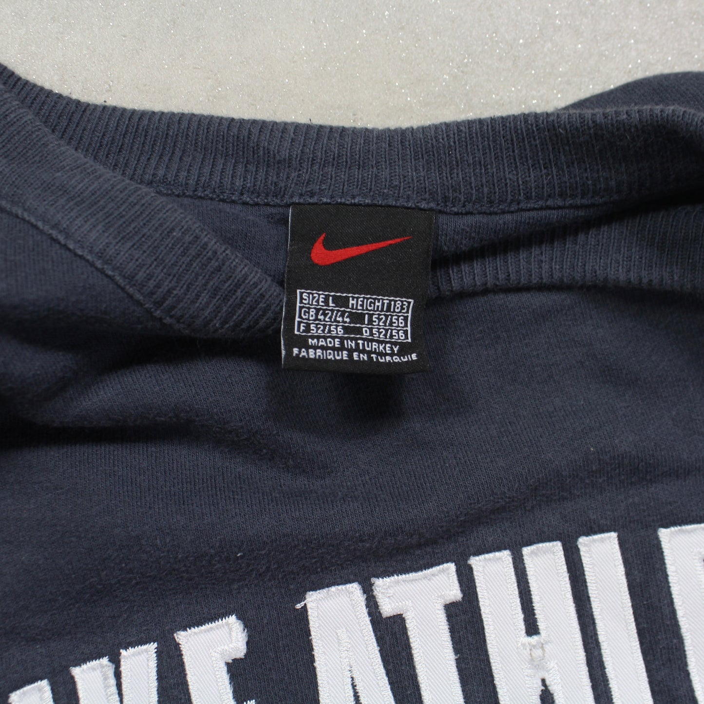 RARE 1990s Nike Sweatshirt Navy - (L)