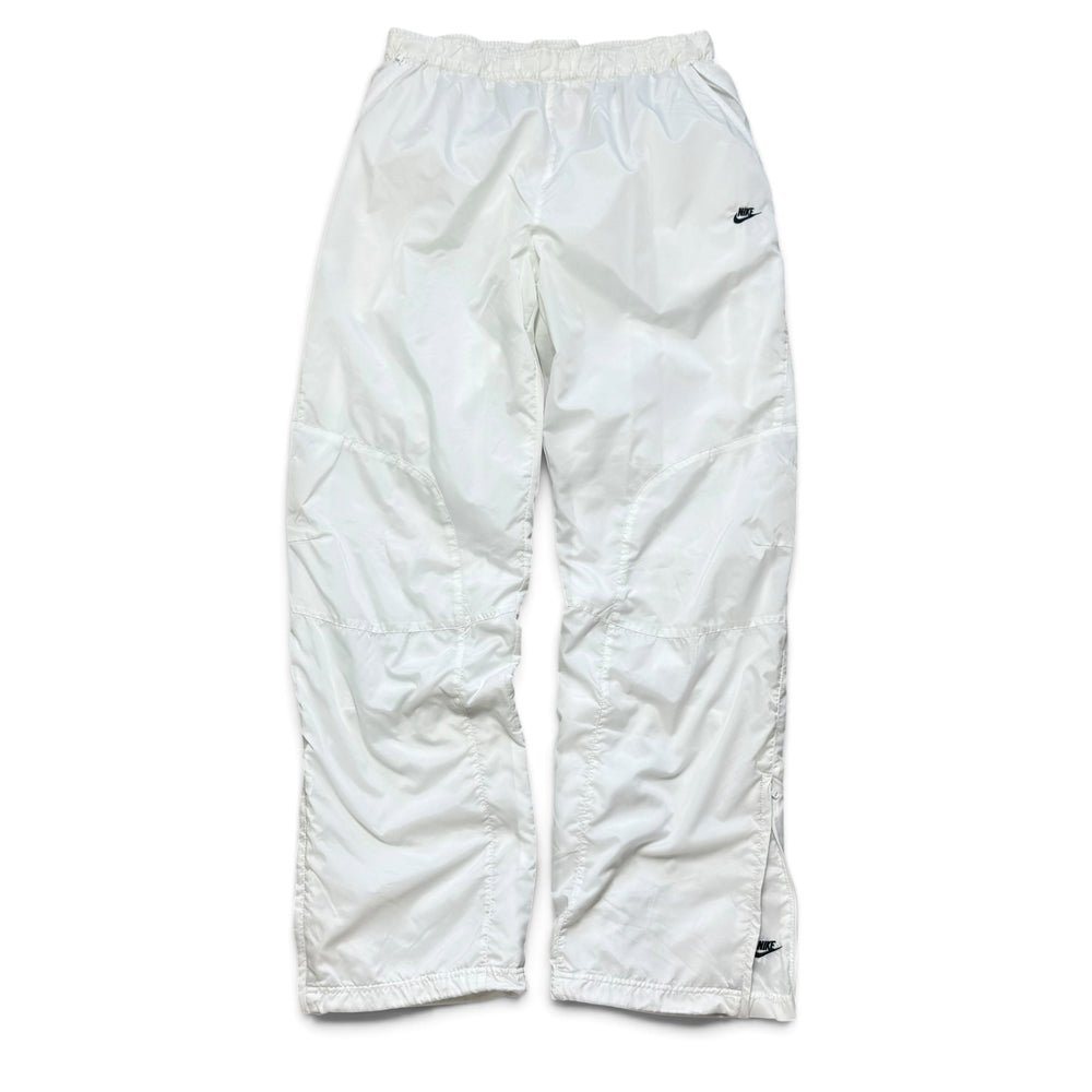 SUPER RARE 2000s Nike Trackpants White - (XL) | PREMIUM