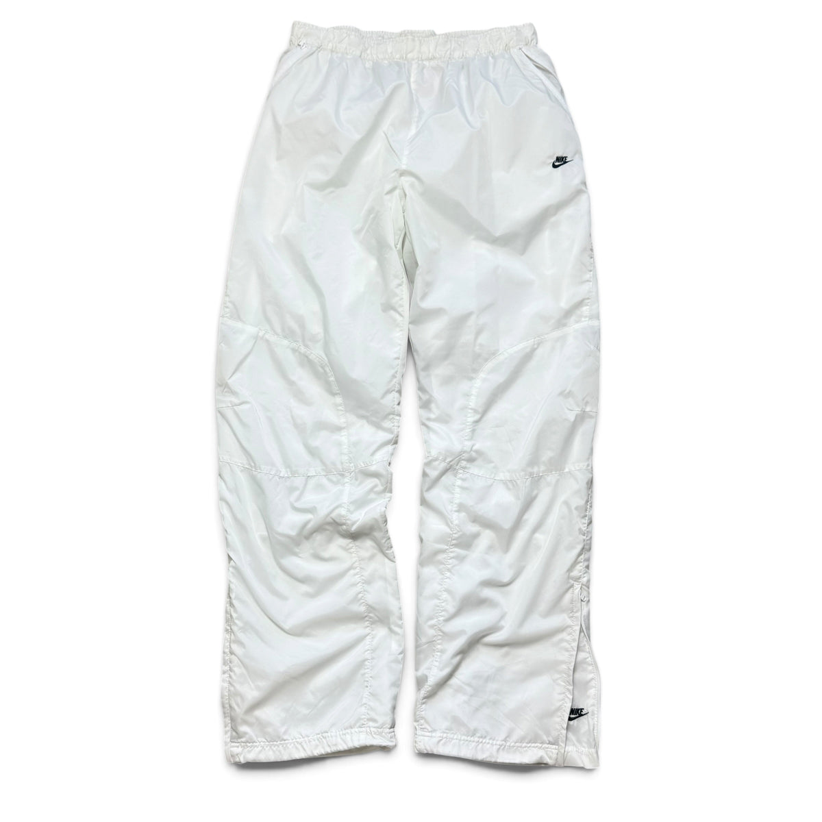 SUPER RARE 2000s Nike Trackpants White - (XL) | PREMIUM