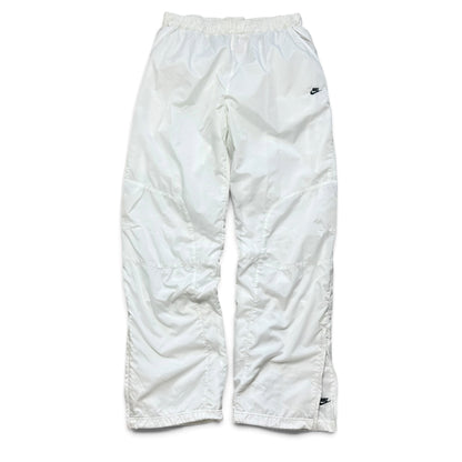 SUPER RARE 2000s Nike Trackpants White - (XL) | PREMIUM