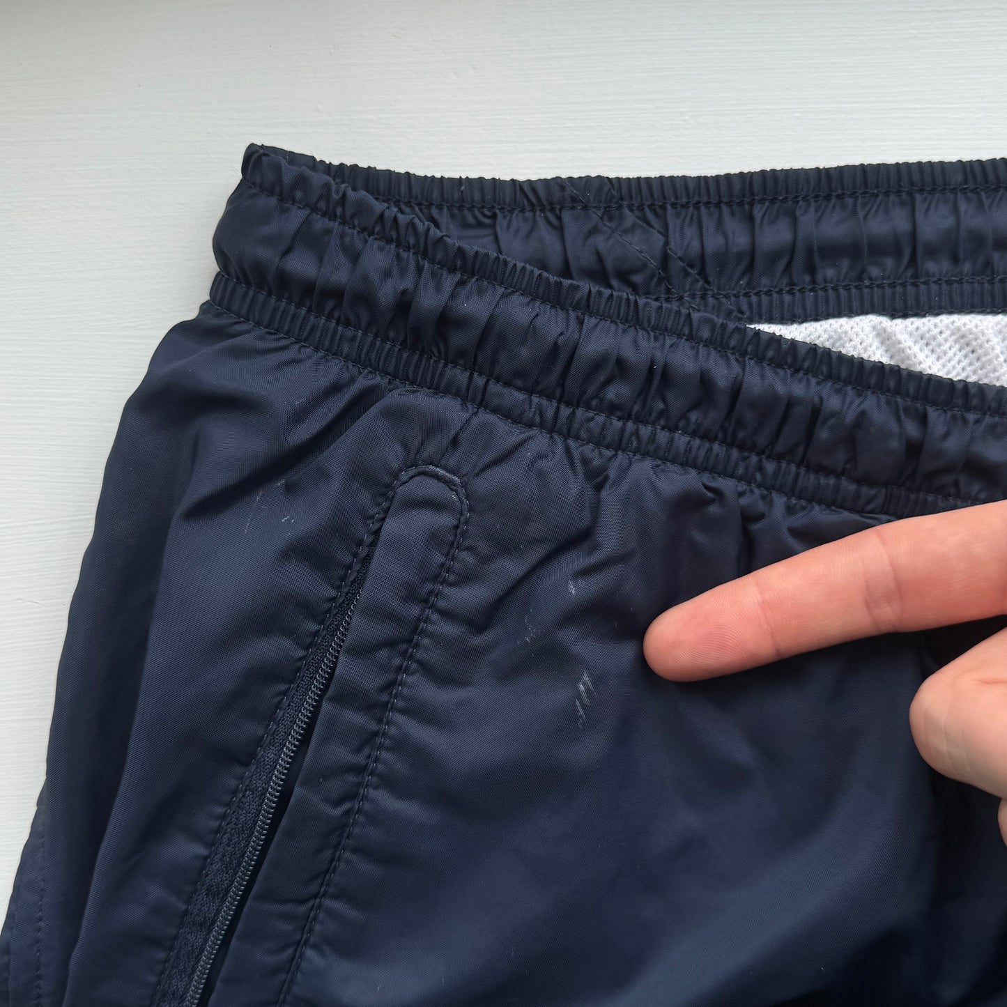RARE 2000s Nike Trackpants Navy - (L)