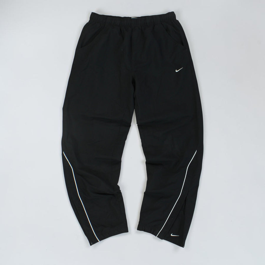 SUPER RARE 2000s Nike Trackpants Black - (M)