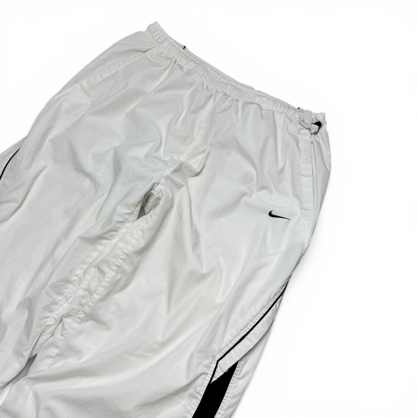 RARE 2000s Nike Trackpants White - (XL)