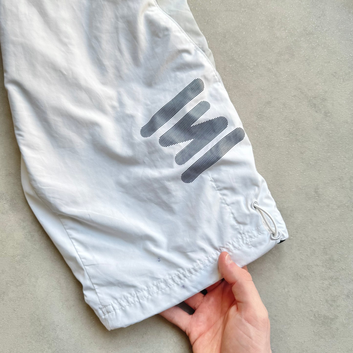 SUPER RARE 2000s Baggy Nike Shox Trackpants White - (L)