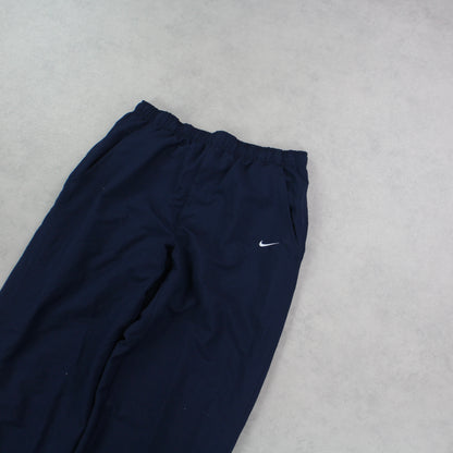 RARE 00s Nike Trackpants Navy - (S)