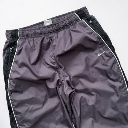 SUPER RARE 2000s Baggy Nike Trackpants Greyish Purple *PREMIUM*  - (S)